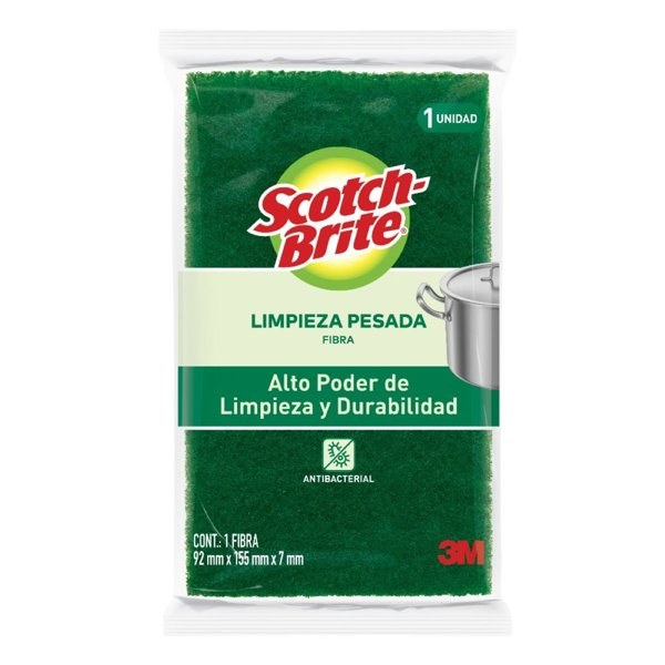 Fibra verde 3M — exhibidor