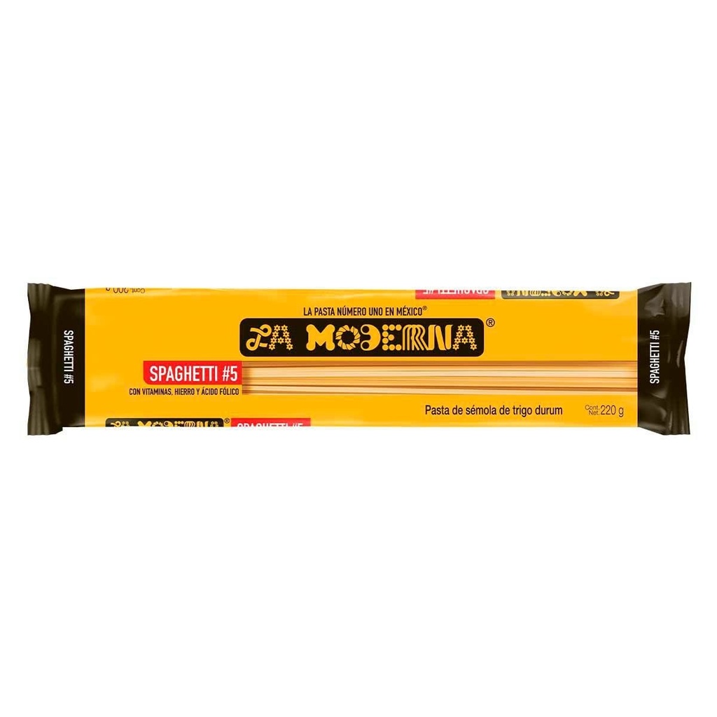 Spaghetti La Moderna 200 g — caja de 20 pz