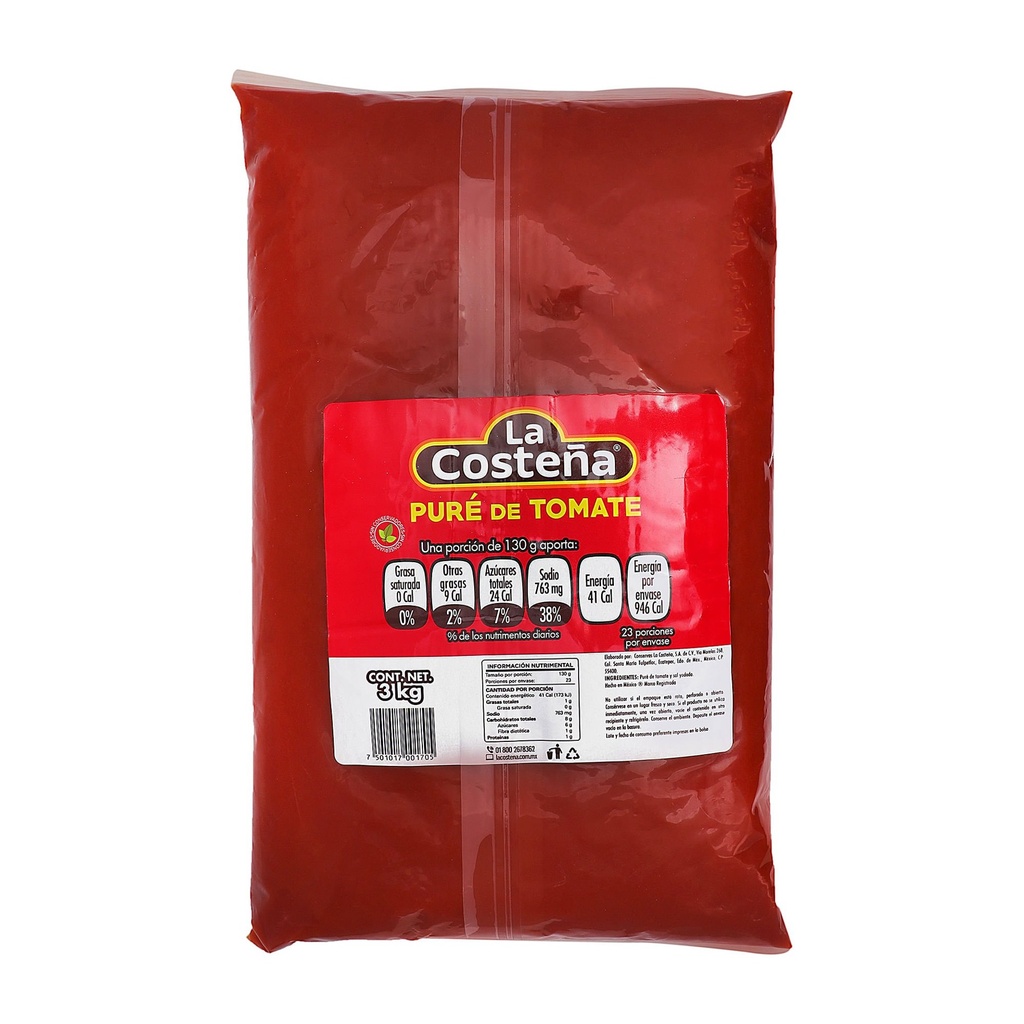 Pasta de Tomate 3 kg — por unidad