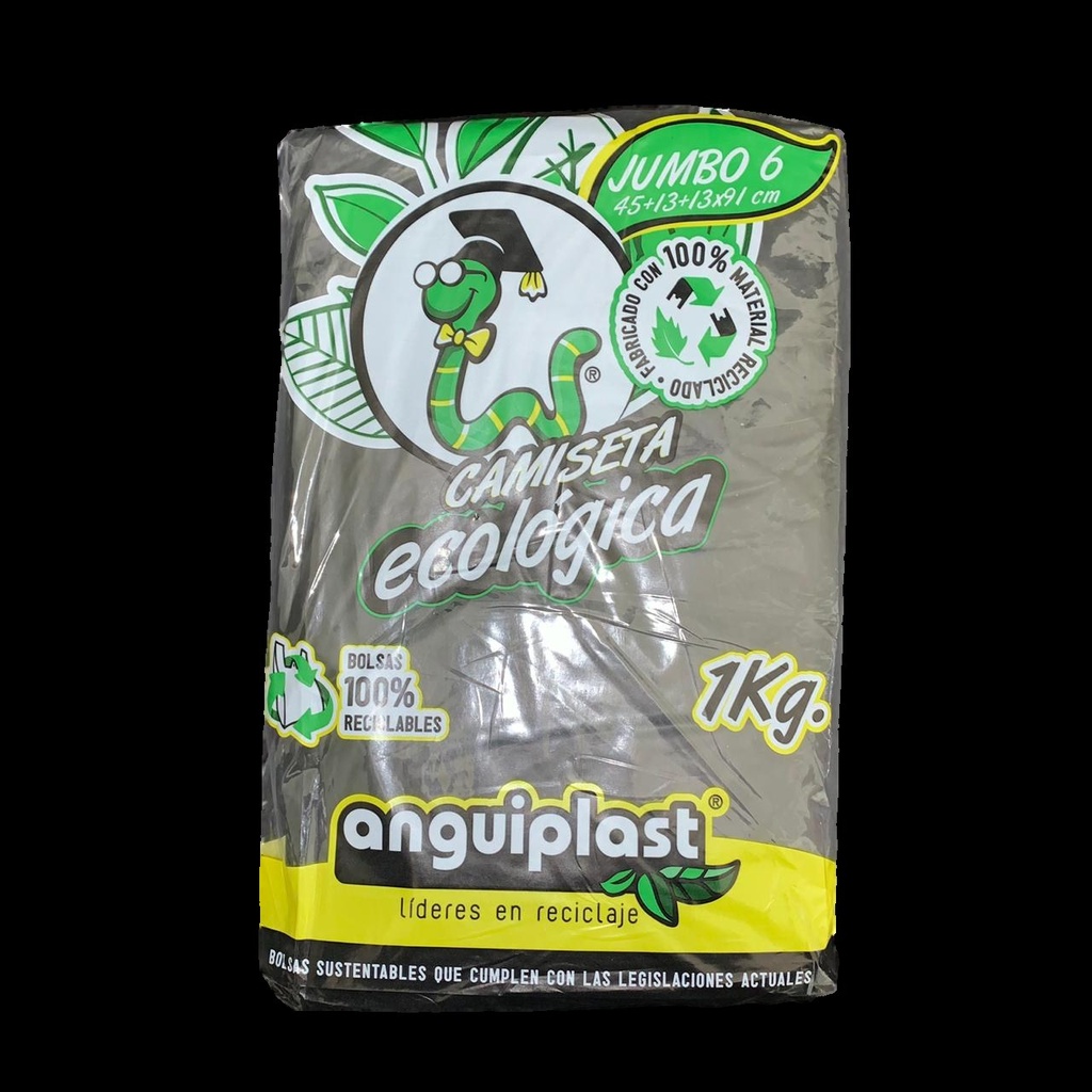 Bolsa negra camiseta 45x90 — por bulto
