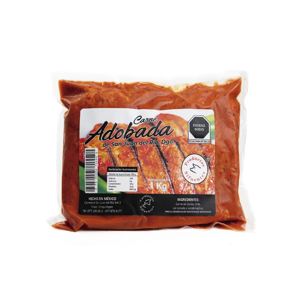 Carne de cerdo adobada — por kg