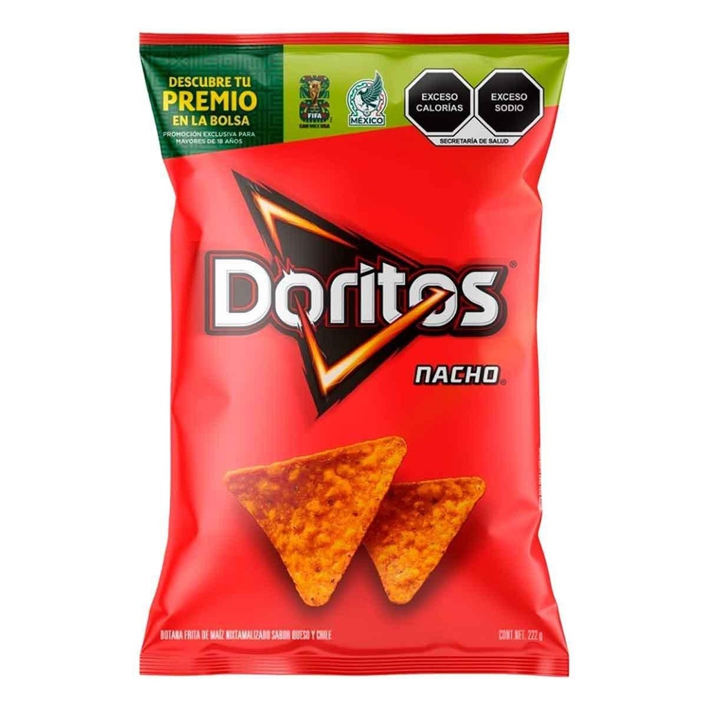 Doritos Nacho — caja de 30 pz
