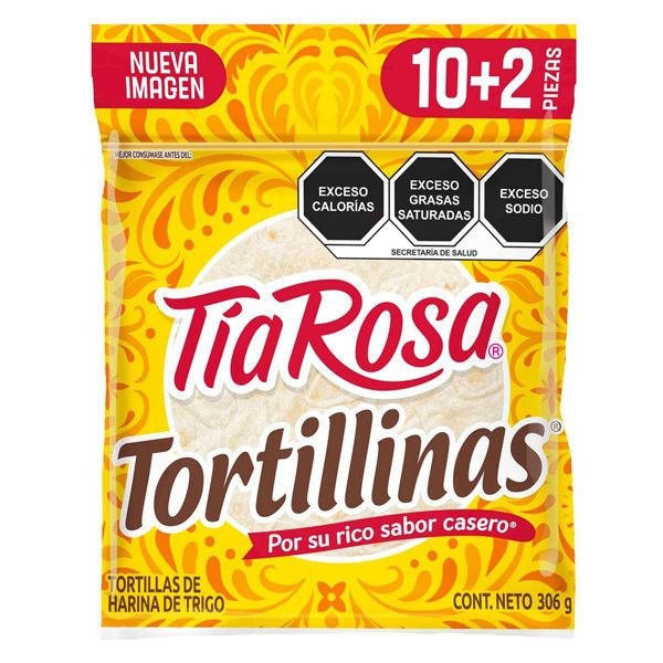 Tortillinas — paquete de 10 pz