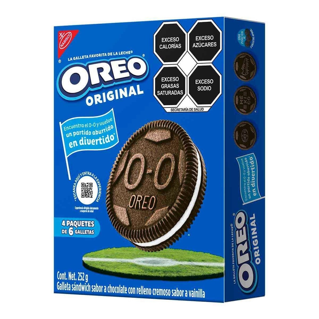 Galletas Oreo 114 g — caja de 14 pz