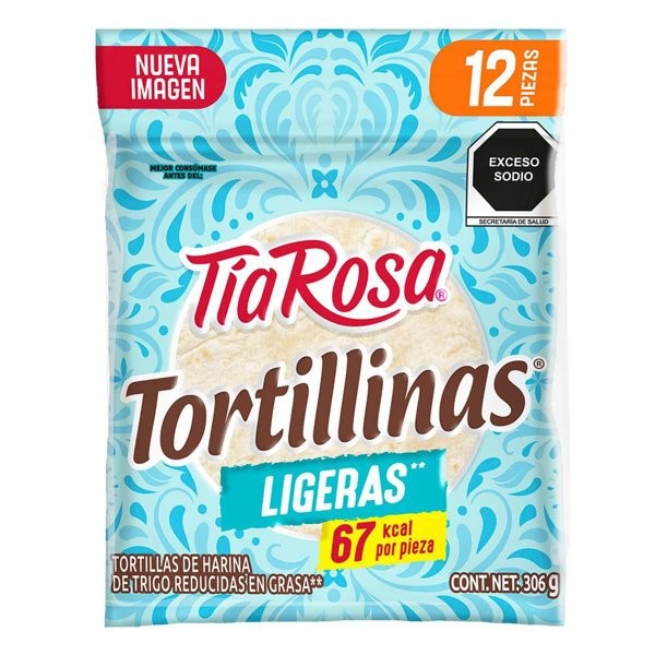 Tortillinas — paquete de 12 pz