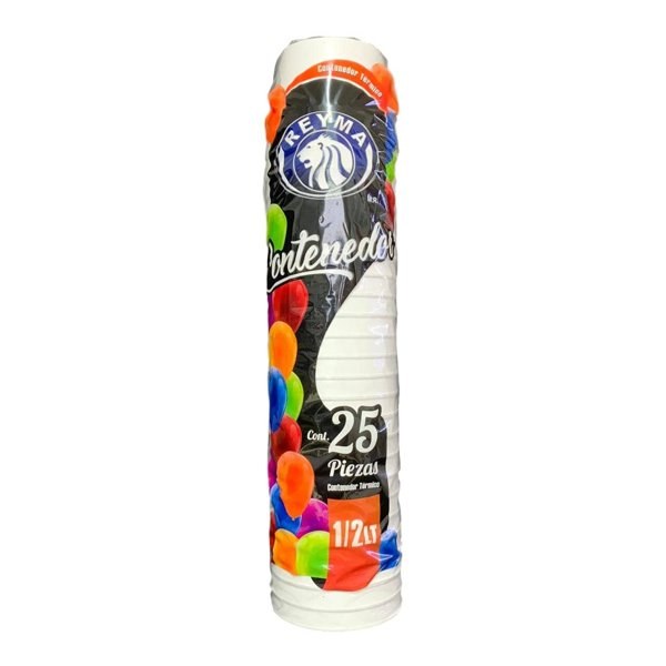 Vaso unicel 1/2 L — por caja