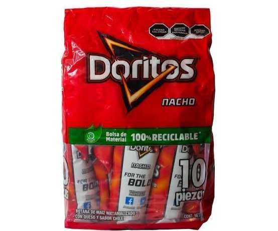 PAQUETE CON 10 BOLSAS DORITOS