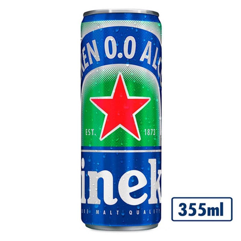 Heinieken Zero — Lata, 24 pack