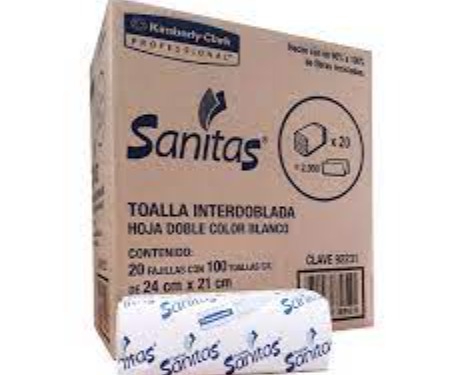 [14111704] Sanitas (caja con 20 paquetes de 100 pz)