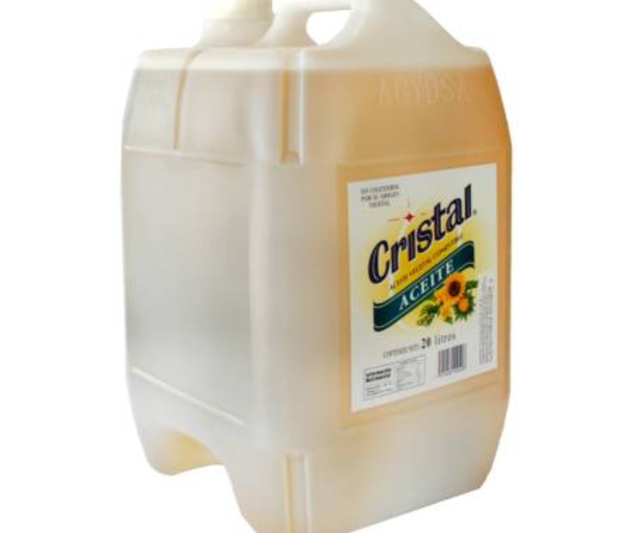 [48] Bidón de aceite  20 litros cristal