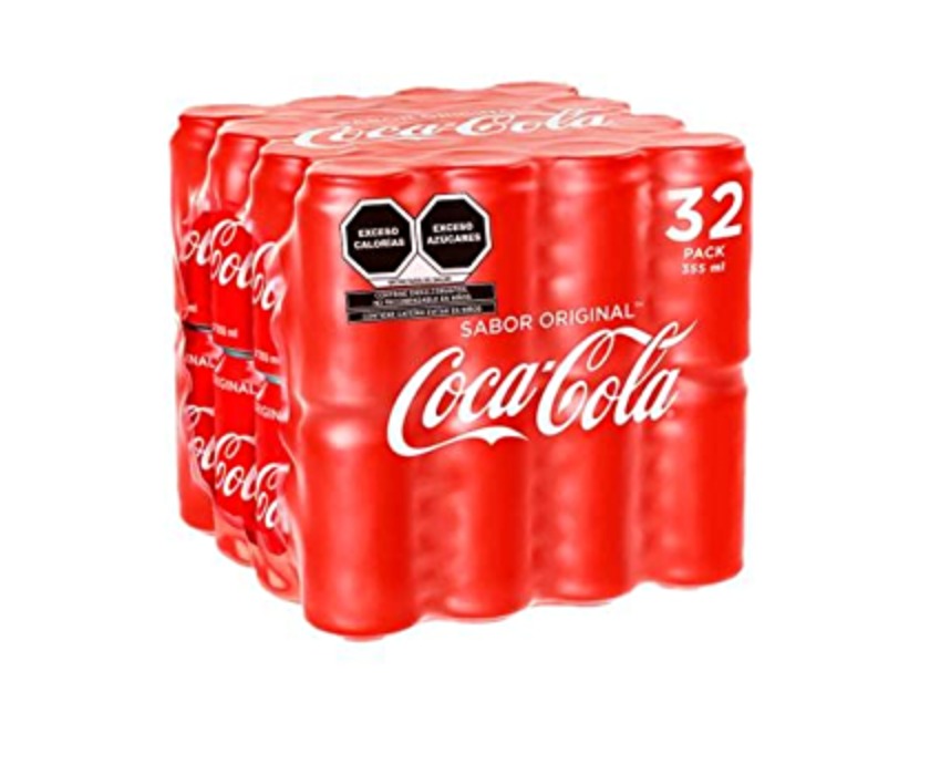 [48] 32 Pack Coca-Cola lata 355 ml