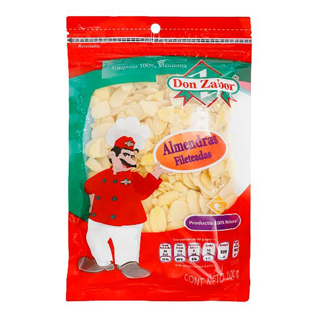 Almendra fileteada — por kg