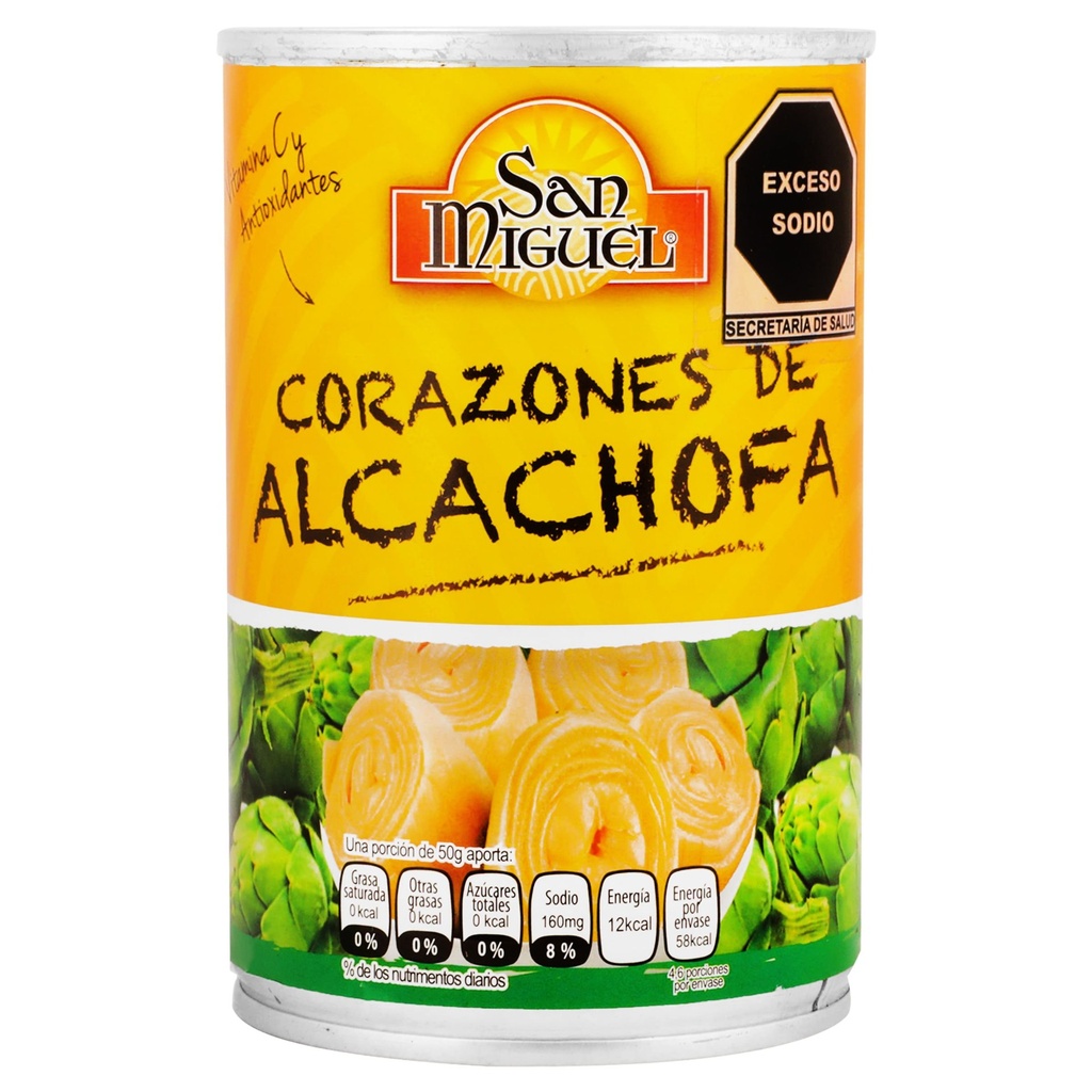 Corazones de Alcachofa San Miguel 420 g — por unidad